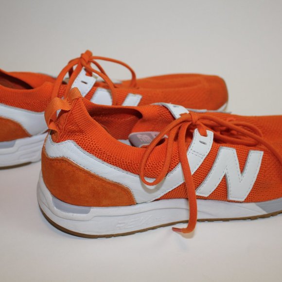 New Balance Rev Lite 247 Orange White Mesh Sneakers Shoes SAMPLE Men Size 10.5 ? - Picture 10 of 12